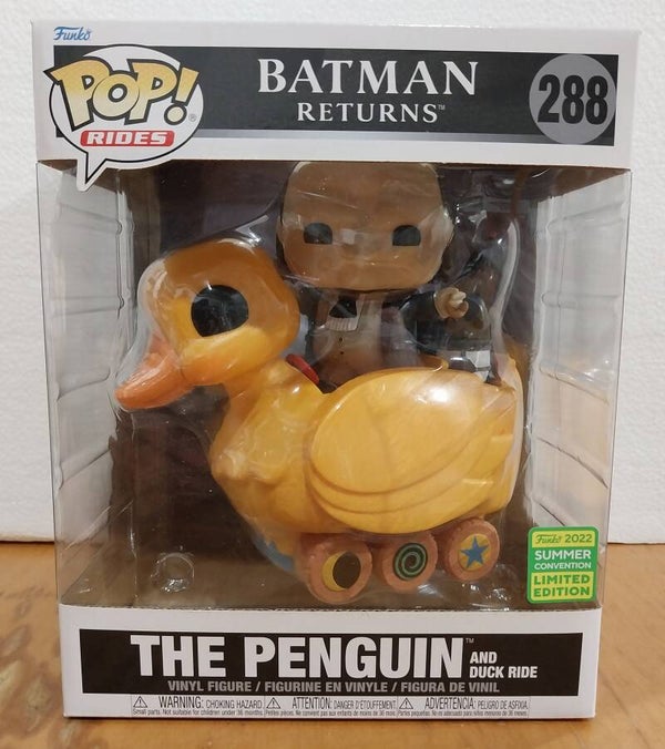 funko pop! 288 batman returns the penguin and duck limited edition summer 2022