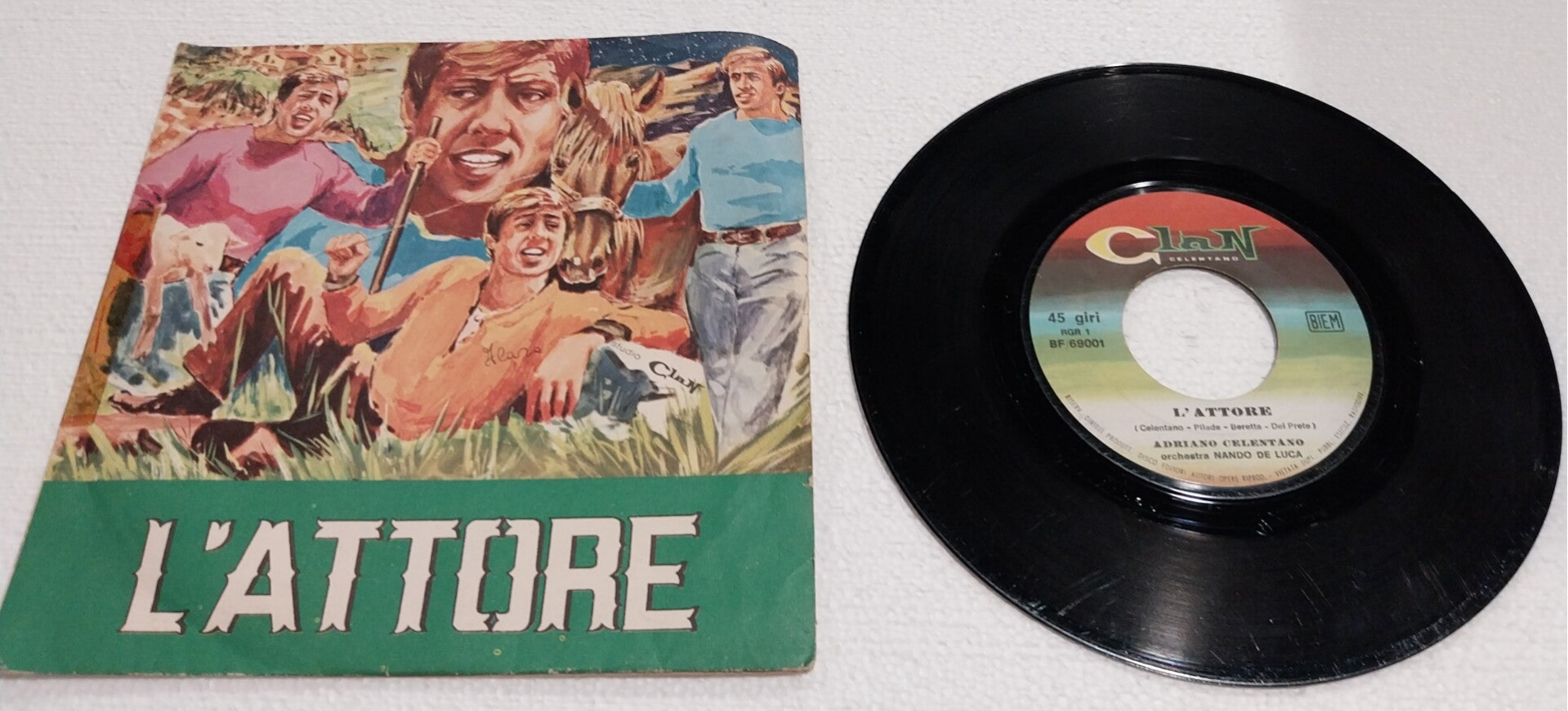 adriano celentano l'attore / la tana del re
