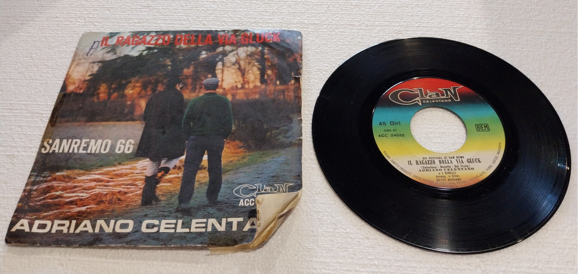 adriano celentano il ragazzo della via gluck / chi era lui