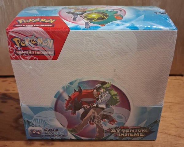 box display 36 buste espansione pokemon scarlatto e violetto avventure insieme italiano