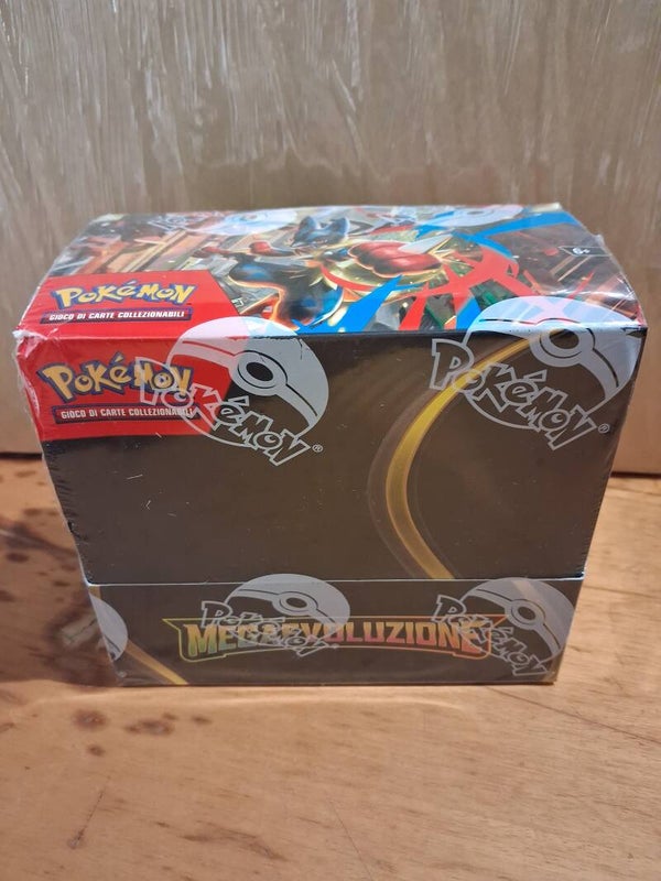box display 36 buste espansione pokemon megaevoluzioni