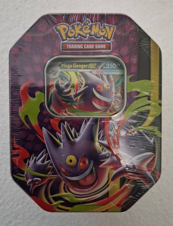 pokemon tin da collezione mega gengar ex italiano