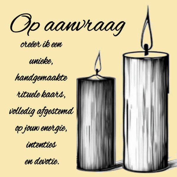 Op aanvraag kruidenkaars