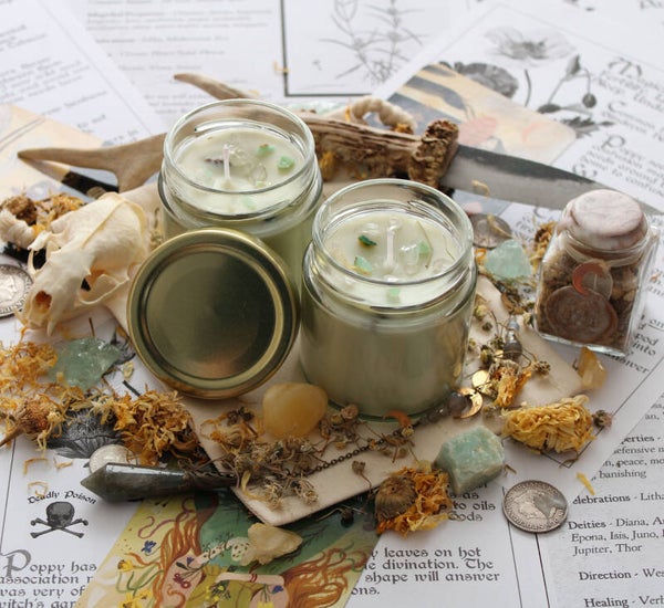 Ostara kruidenkaars