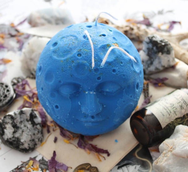 Supermaan kruidenkaars