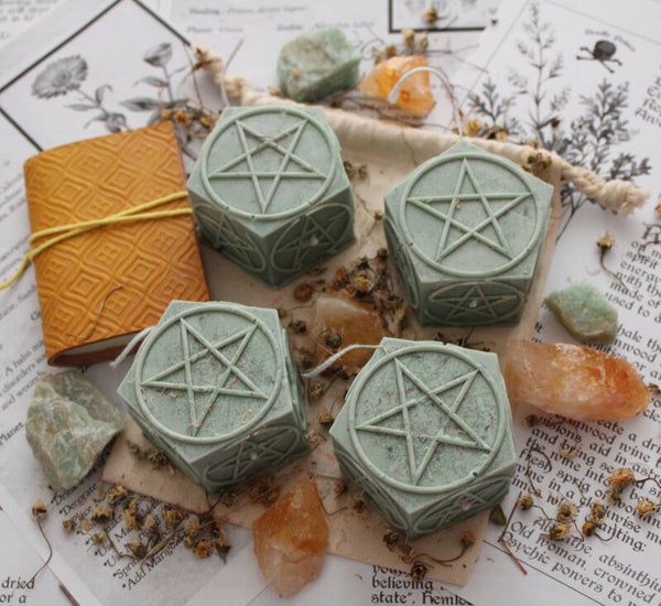 Pentagram Imbolc Kruidenkaars