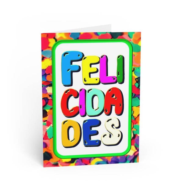 Tarjeta "Felicidades" Explosión de Color