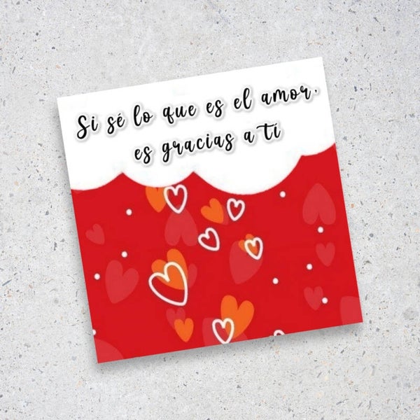 Amor, gracias a ti