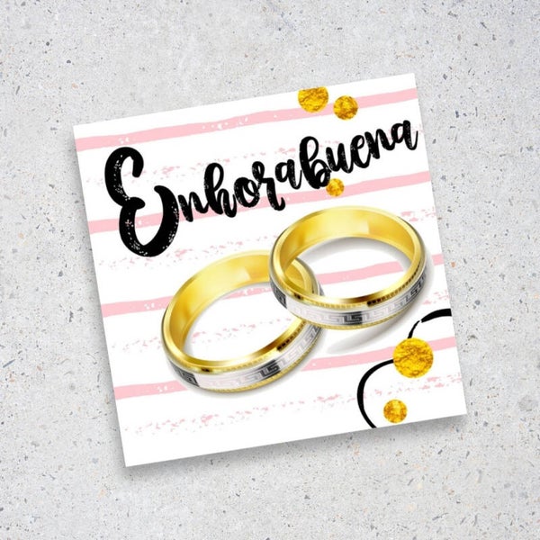 Tarjeta de Enhorabuena