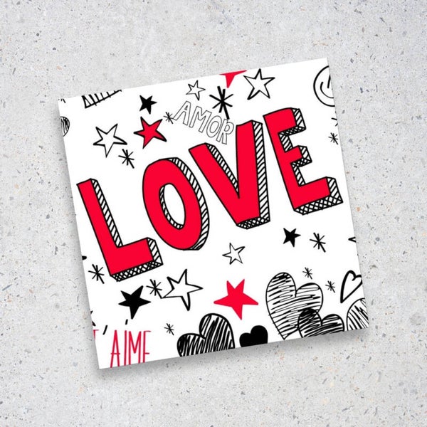 Tarjeta Love