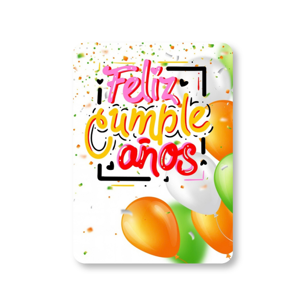 MI-314 Feliz Cumpleaños globos