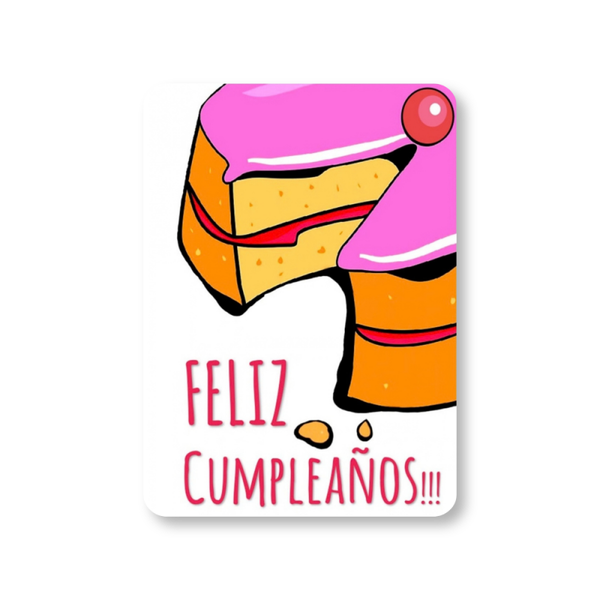 MI-68 Feliz Cumpleaños Tarta