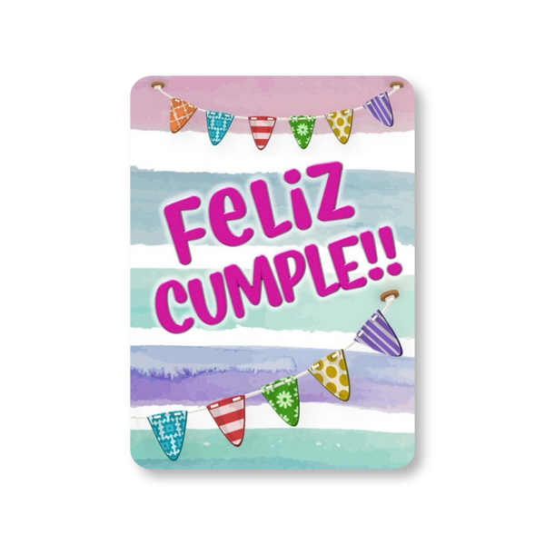 MI-76 Feliz Cumpleaños Banderas