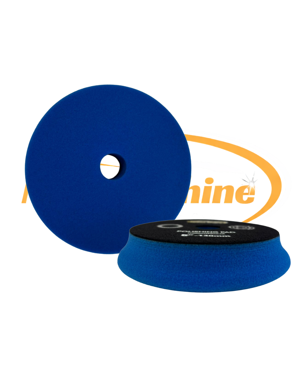 Light polis Polijstschijf 130mm Blauw
