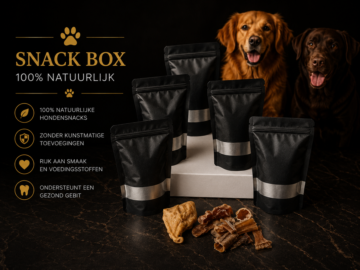 Snack box - Rund small - 100% Natuurlijk