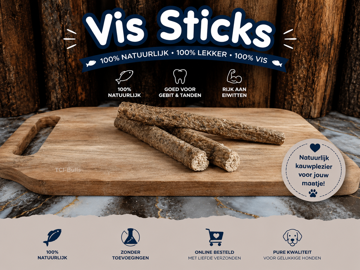scholsticks 15 cm - 100% natuurlijke hondensnack