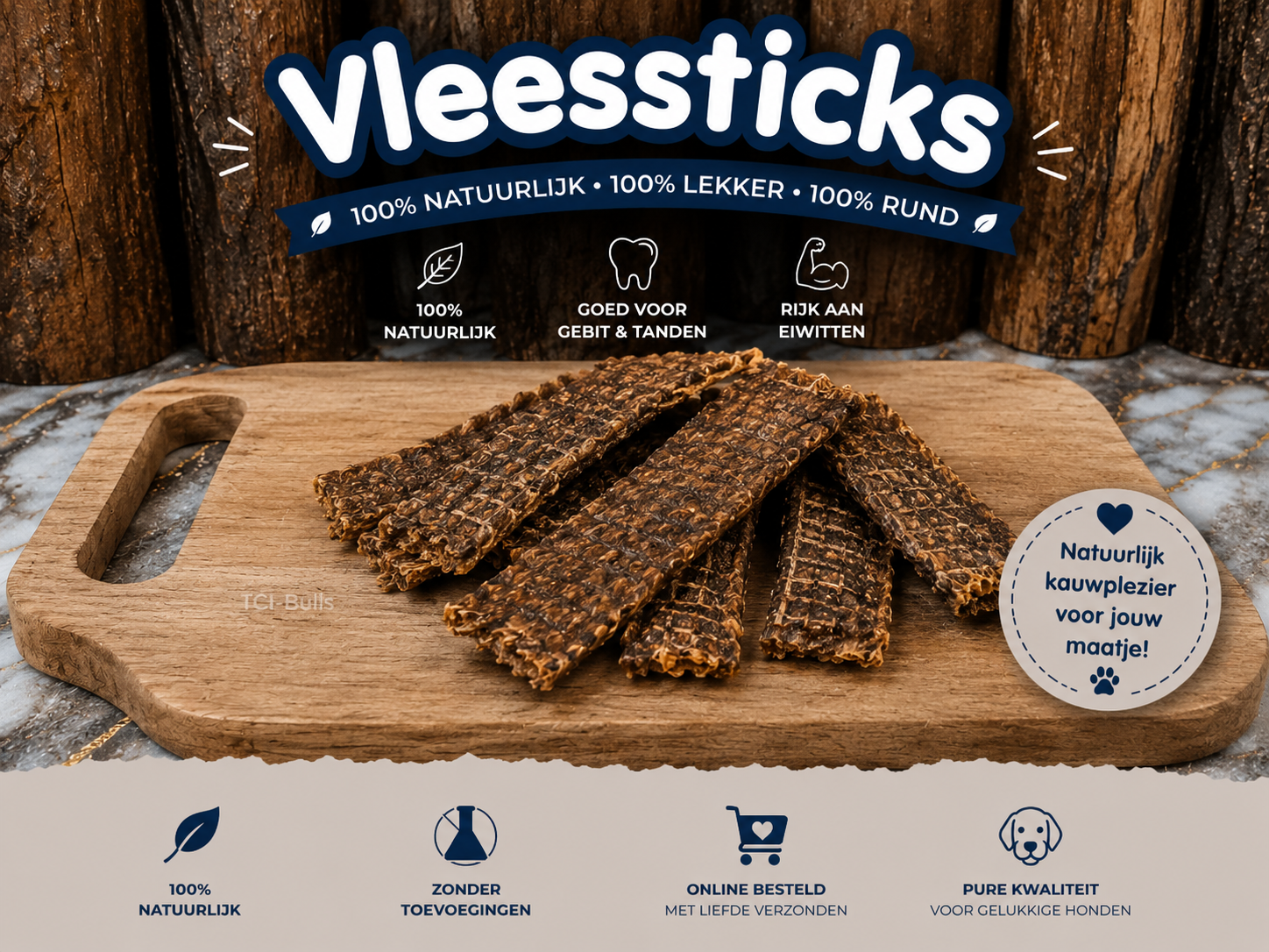 vleesstick kalkoen - 100% natuurlijke hondensnack
