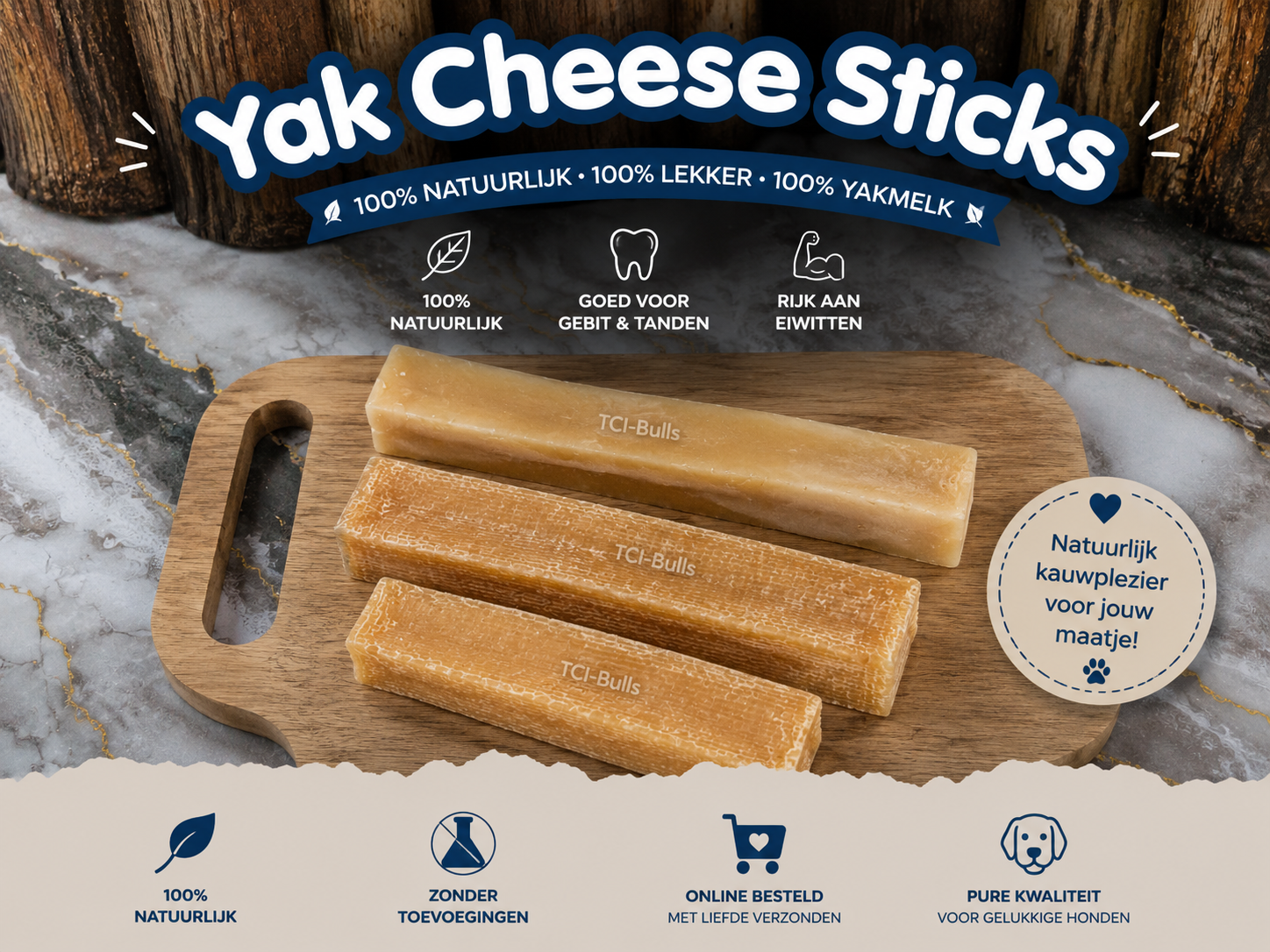 yak cheese stick - 100% natuurlijke hondensnack