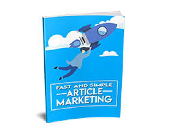 Fast and simple article marketing