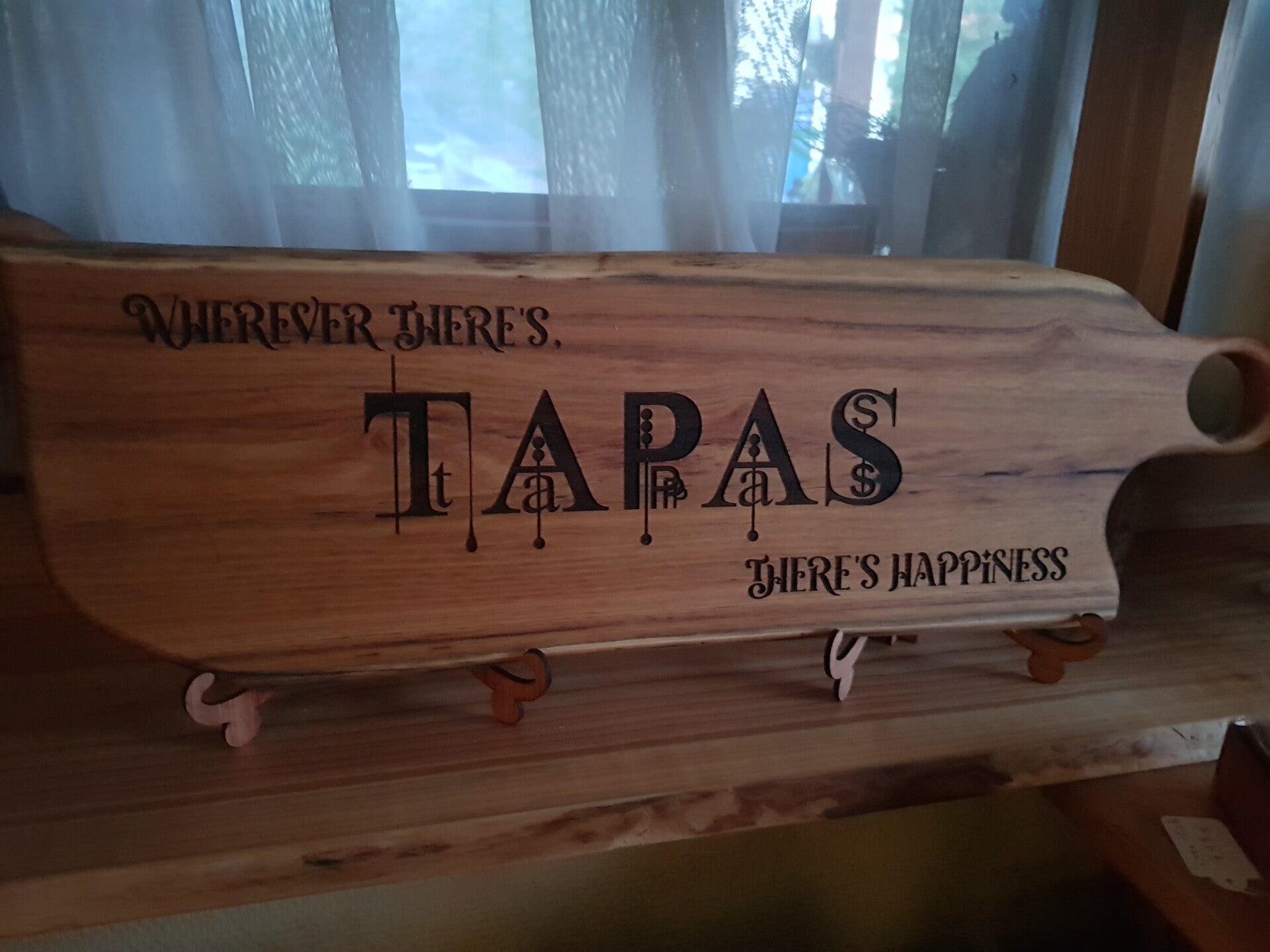 Tapas serveer plank