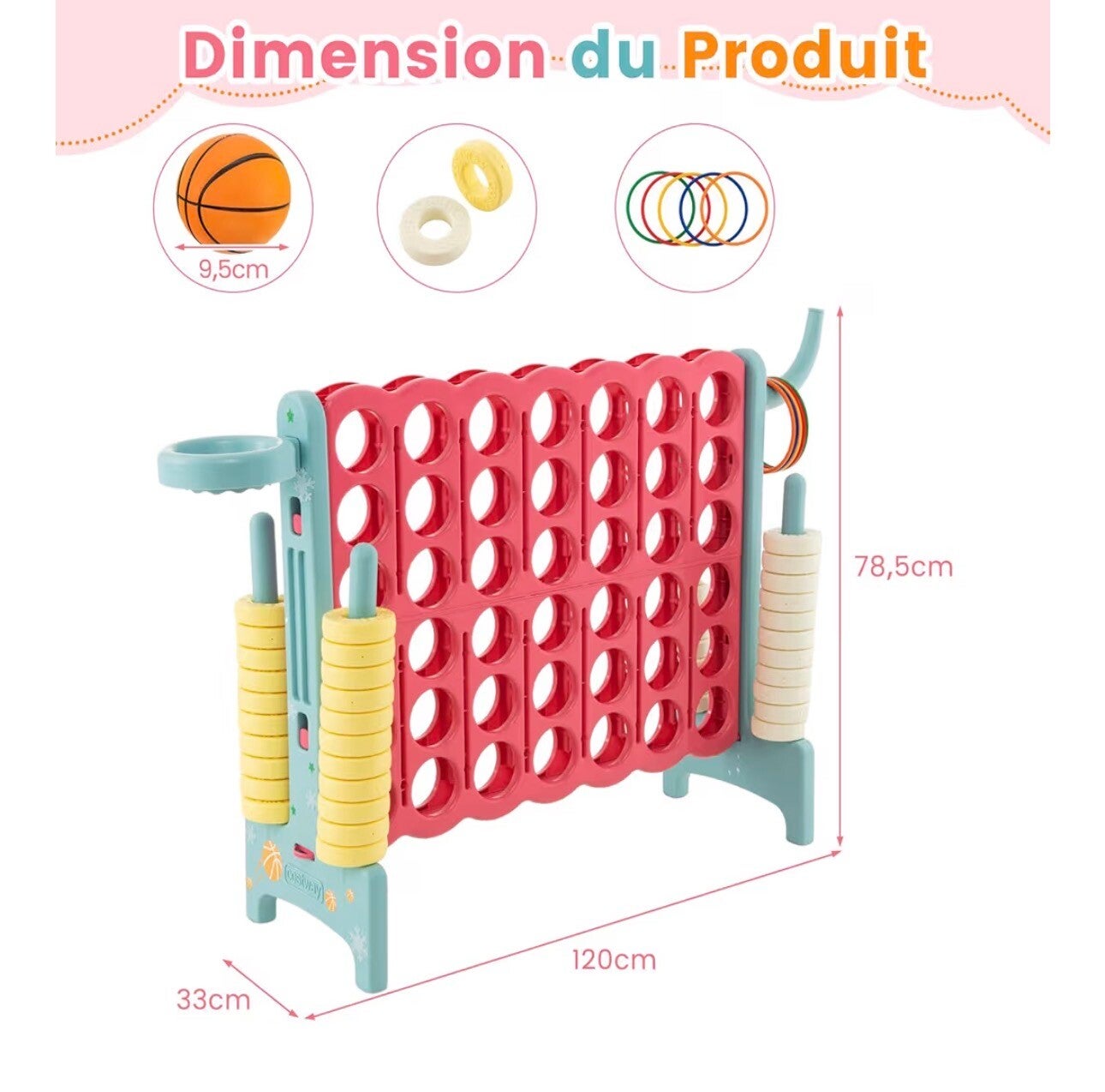 Puissance 4 géant 3 en 1