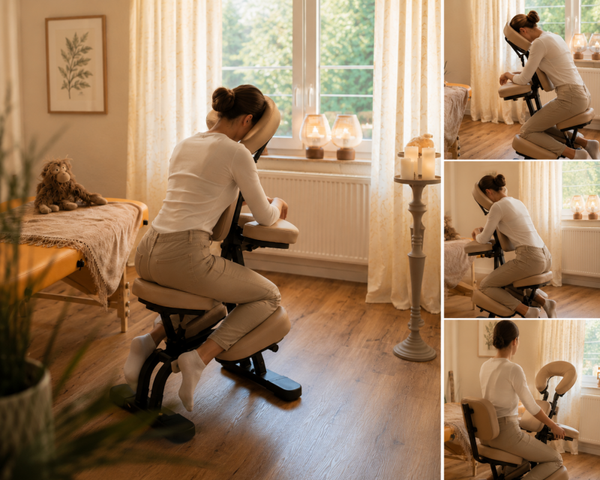Rückenmassage auf meinem Massage Stuhl 30 Minuten