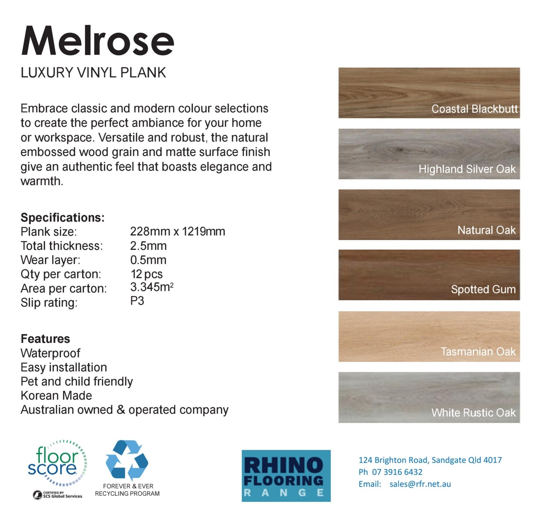 Vinyl Melrose 2.5mm