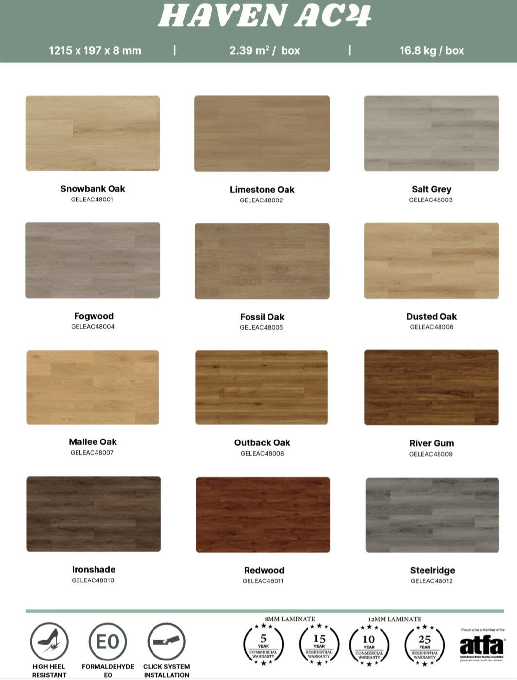 Lakeview 8mm Laminate