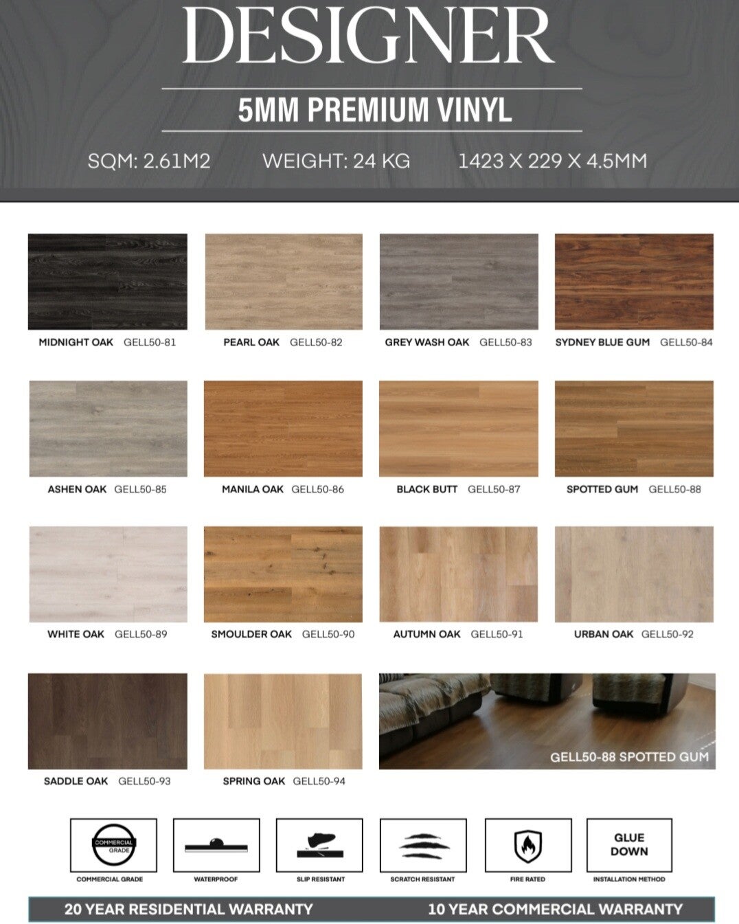 Designer Vinyl 5mm