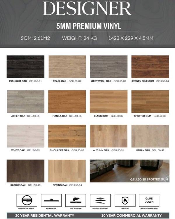 Designer Vinyl 5mm