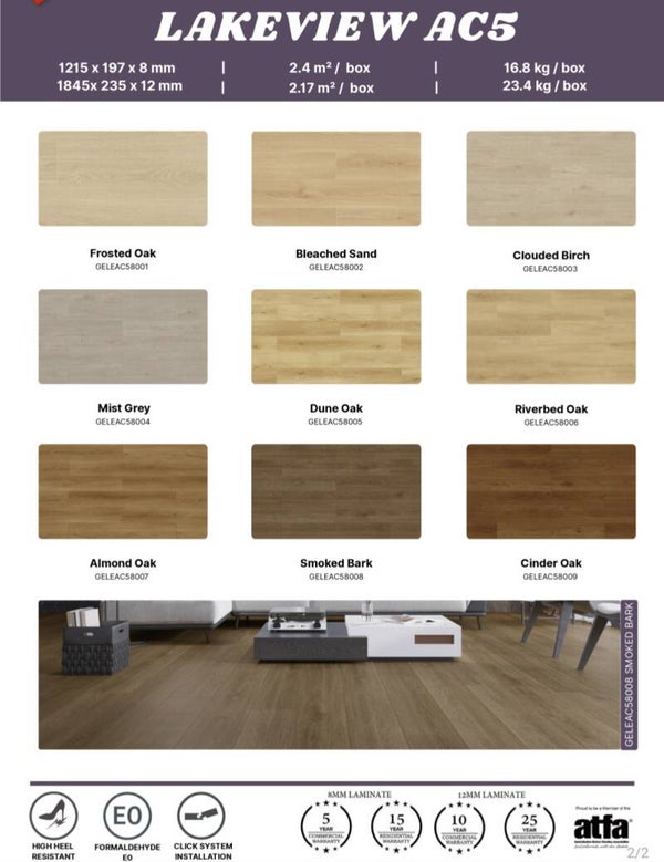 Lakeview 12mm Laminate
