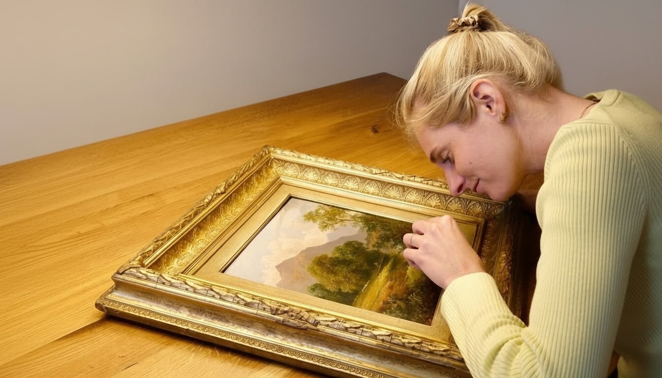 Kunstbewertung und Untersuchung durch geschulten Blick