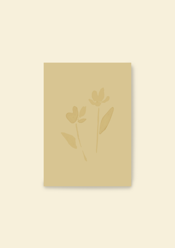kaartje | bloem