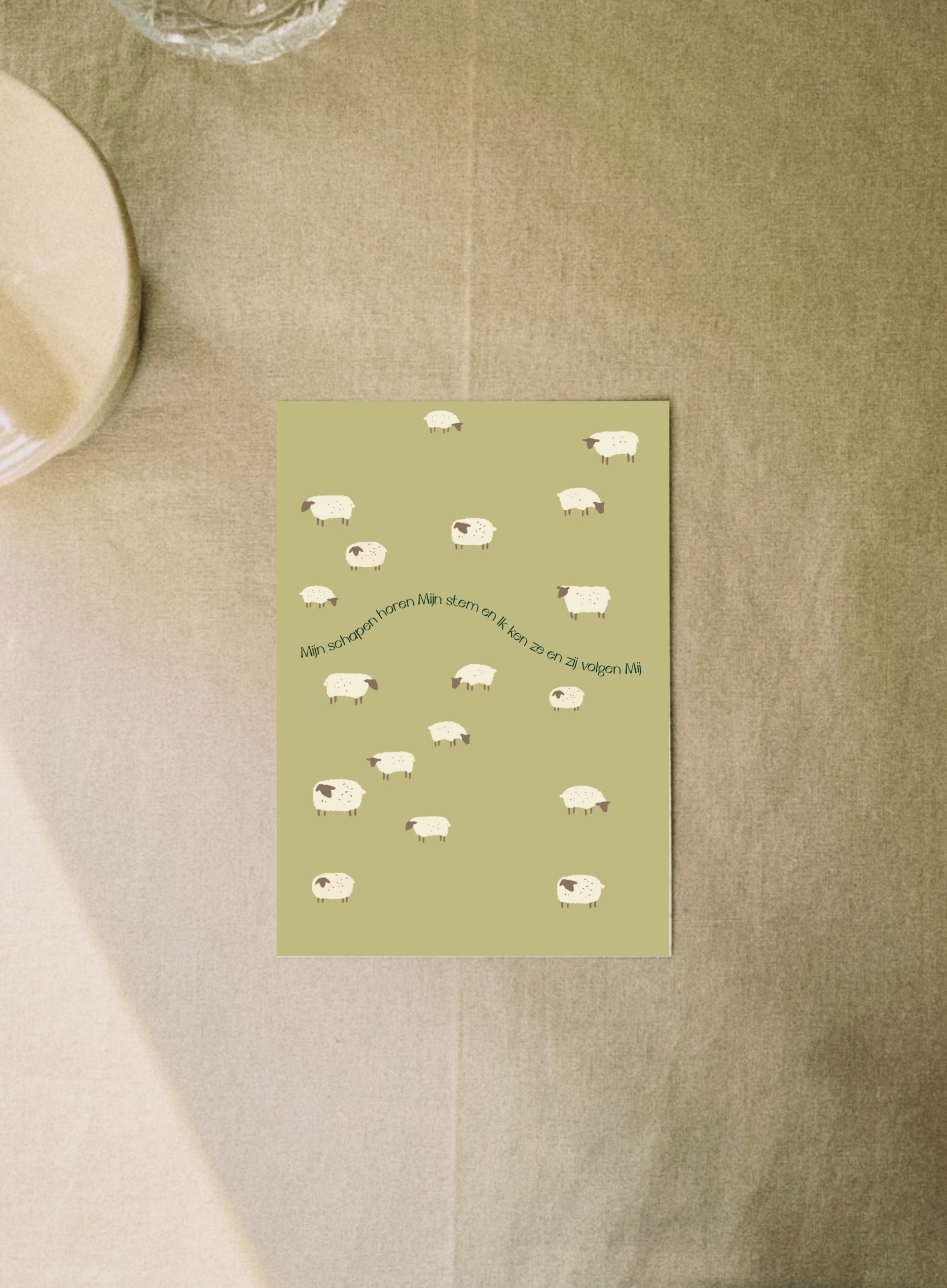 kaartje | Mijn schapen