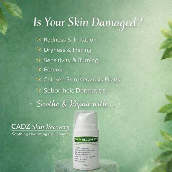 CADZ Skin Recovery- Soothing Hydrating Gel Cream, 30ml