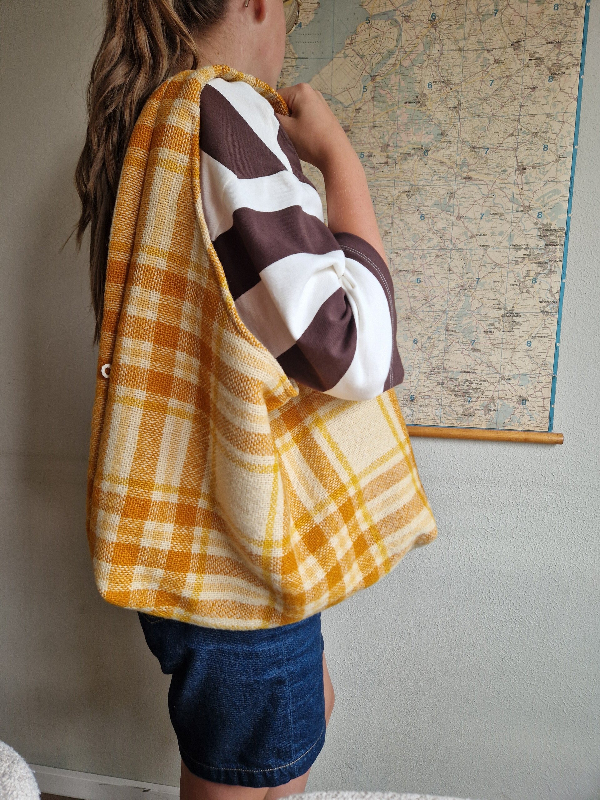 Hobo tas wol oker