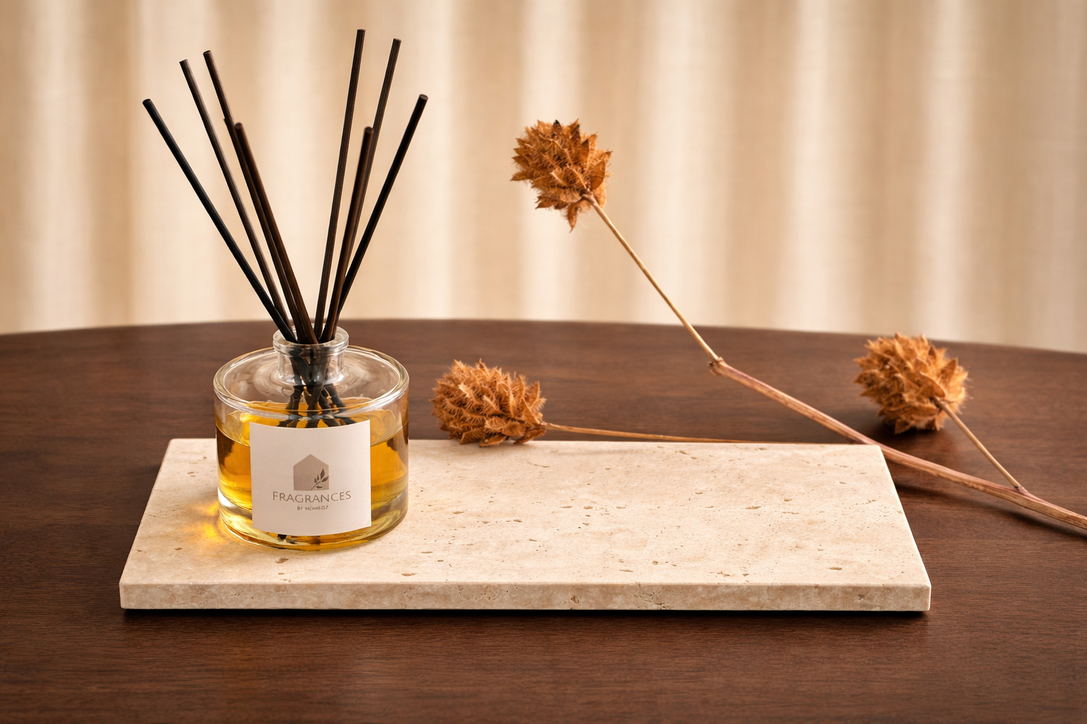 Mooisa travertine dienblad rechthoek S 10x25cm