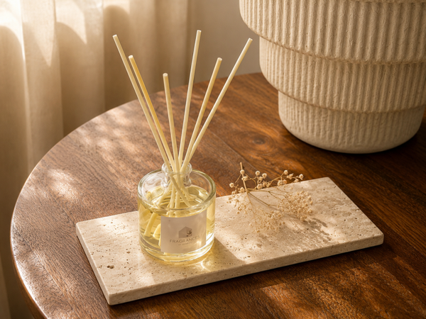 Travertine dienblad rechthoek
