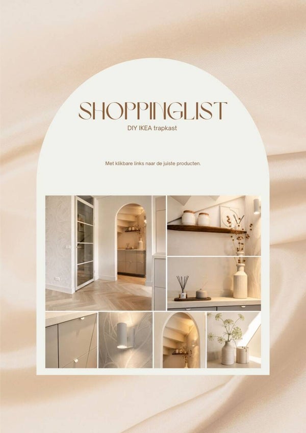 Shoppinglist DIY trapkast