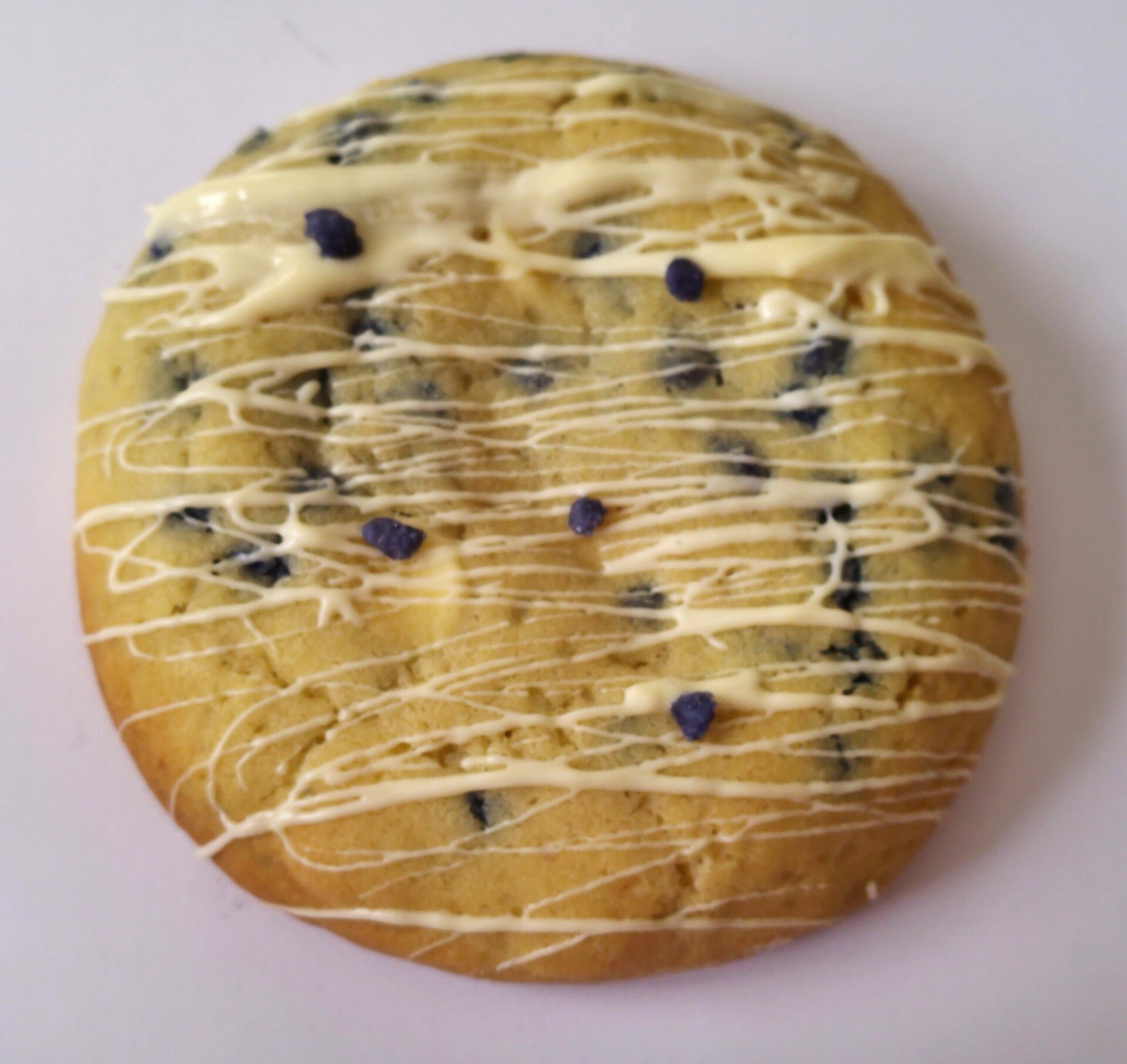 Cookie chocolat blanc et violette