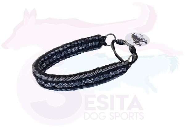 LL Paracord halsband "Border Cross" - halve strop