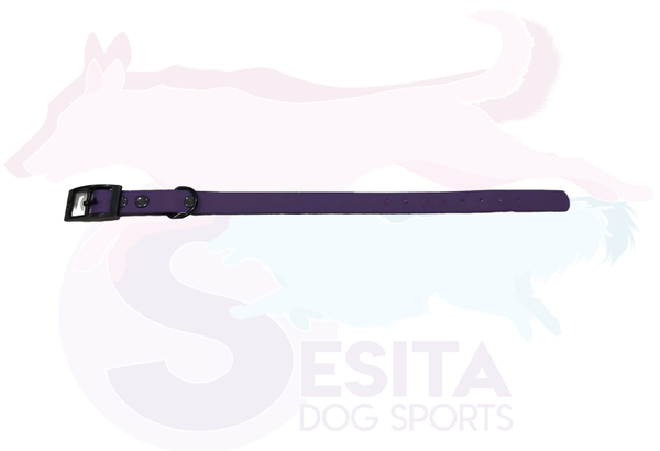 LL Biothane halsband 1,5 cm - verstelbare sluiting