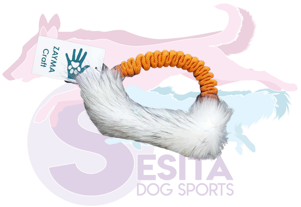 Zayma Craft bungee ring met schapenvacht M oranje