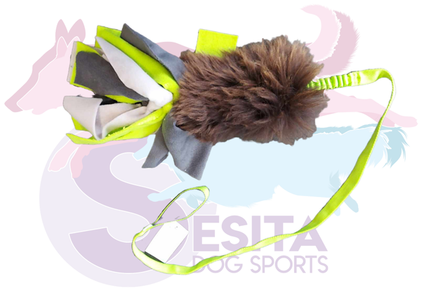 Zayma Craft Schapenvacht met fleece linten en lange bungee