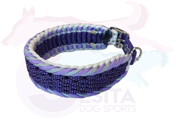 LL Paracord halsband "Wurschtelwutz" - verstelbare sluiting