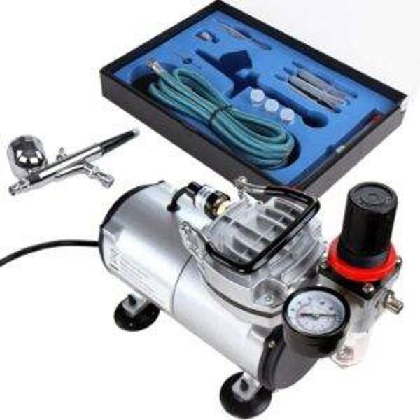 Airbrush-Set mit Kompressor