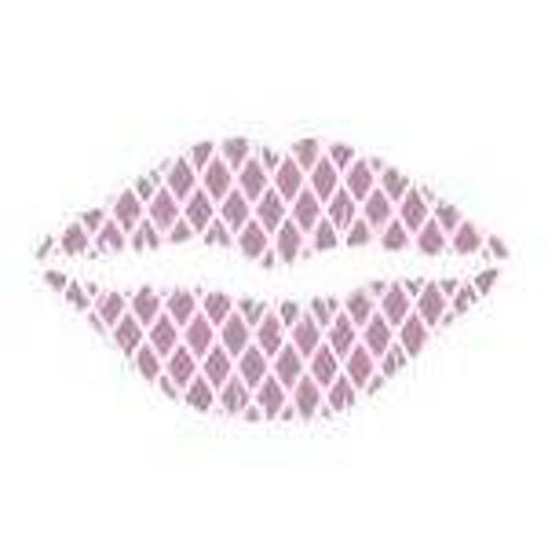 Lippen Tattoo «Pink Fishnet