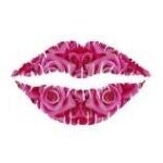 Lippen Tattoo «Pink Rose