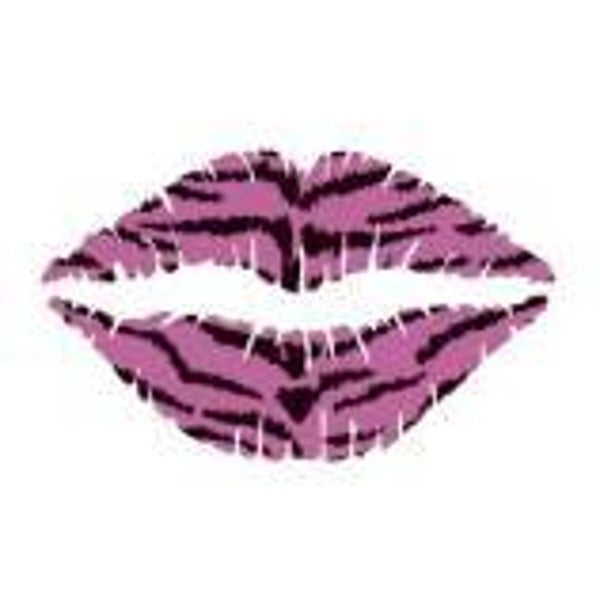 Lippen Tattoo «Pink Tiger