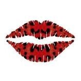 Lippen Tattoo «Red Cheetha